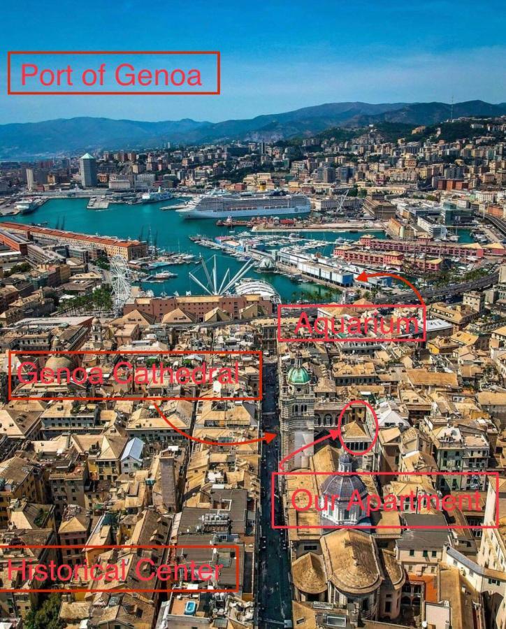 New Apartament In Front Of Genoa Cathedral Exterior photo