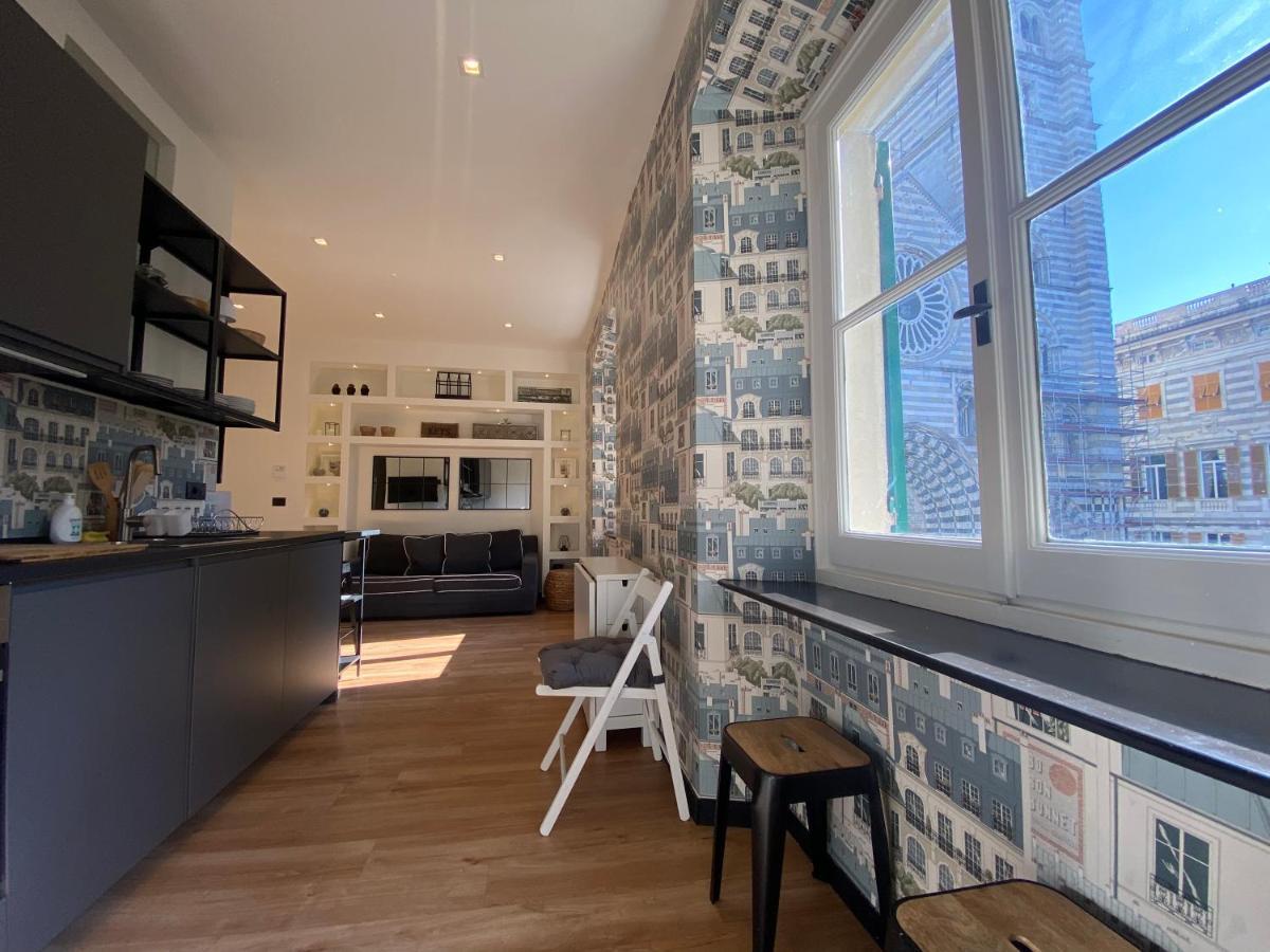New Apartament In Front Of Genoa Cathedral Exterior photo